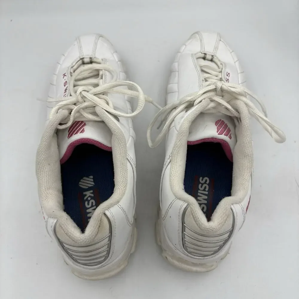 K Swiss Sneakers Womens Size 11 ST329 CMF Heritage White‎ Pink 93426-156-M Low